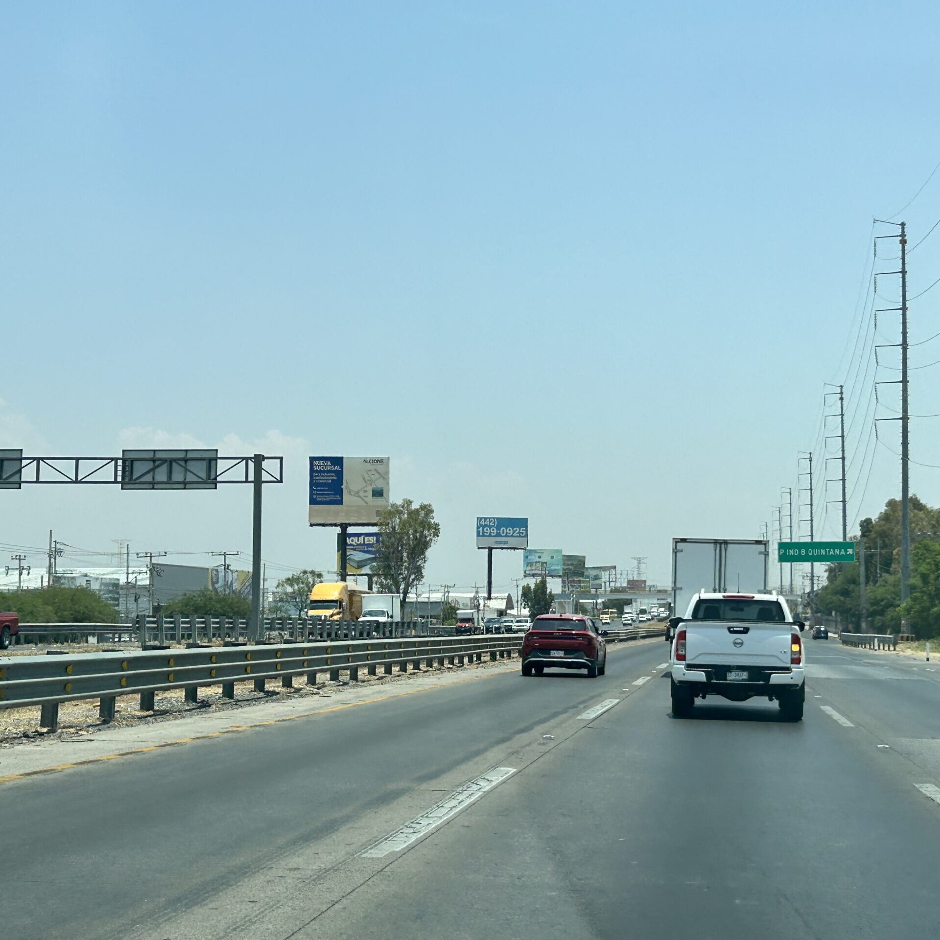 Lateral Autop. Mex-Qro, km 198+600, El Carmen