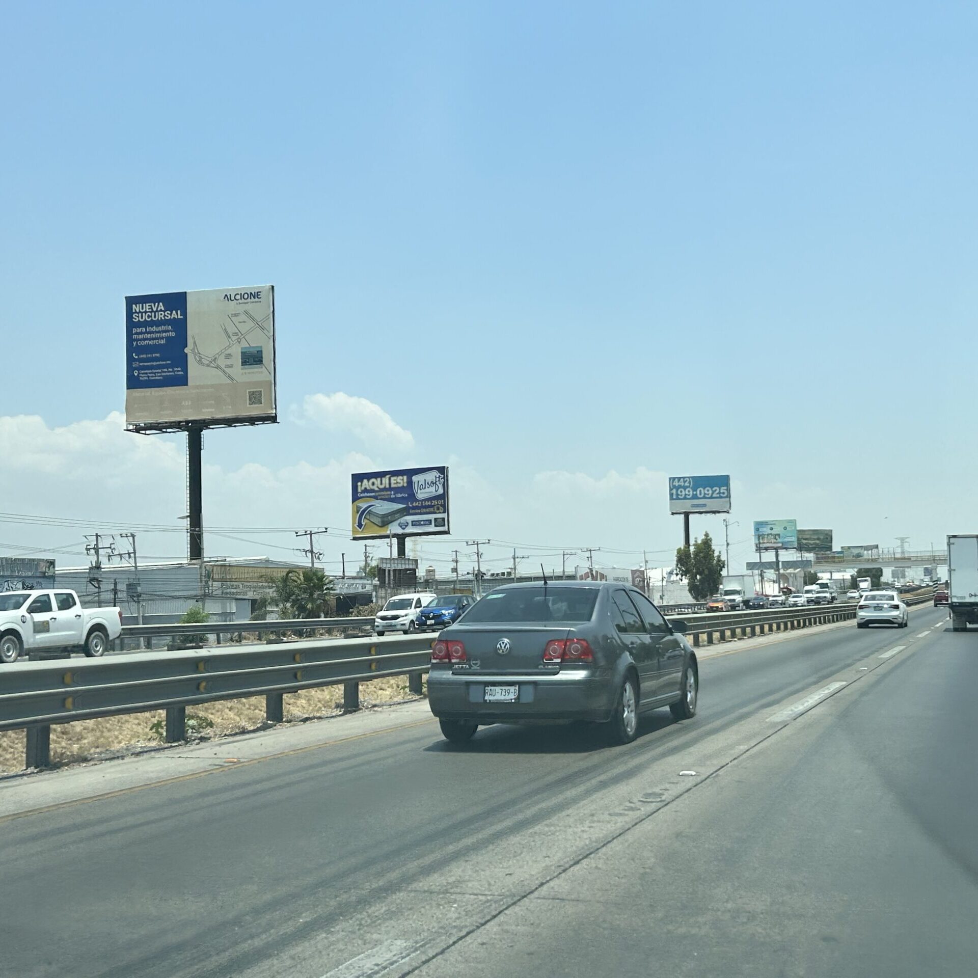 Lateral Autop. Mex-Qro, km 198+600, El Carmen